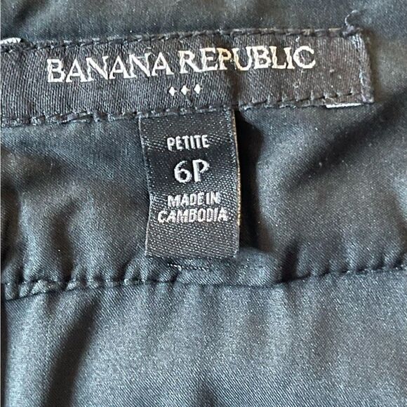 banana Republic houndstooth black and white pencil skirt size 6P - Picture 4 of 8